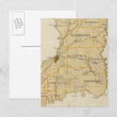 Karte des Knox-Landkreises (Vorne/Hinten)