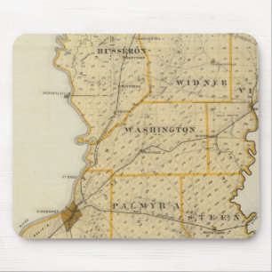Karte des Knox-Landkreises Mousepad