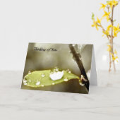 Karte des Komforts und der Ermutigung. (Gelbe Blume)