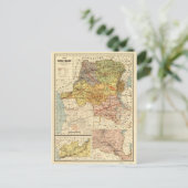 Karte des Kongo, Afrika (1896) (Stehend Vorderseite)