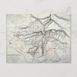 Karte des Königreichs Kabul