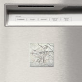 Karte des Königreichs Kabul Magnet (In Situ (Geschirrspüler))