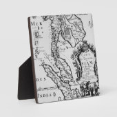 Karte des Königreichs Siam Fotoplatte (Vorderseite)