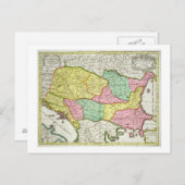 Karte des Königreichs Ungarn und der Staaten, die (Vorne/Hinten)