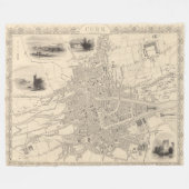 Karte des Korkens, Irland Fleecedecke (Vorderseite (Horizontal))