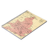 Karte des Krieges der Rosen Notizblock (Linke Seite)