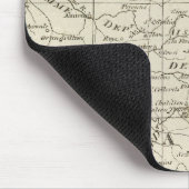 Karte des Kriegssitzes in Frankreich Mousepad (Ecke)