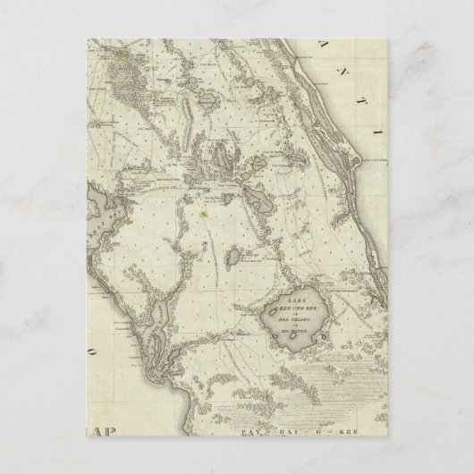 Karte des Kriegsstandortes in Florida (Vorderseite)