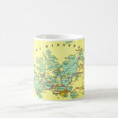 Karte des Lake Minnetonka Kaffeetasse (Mittel)