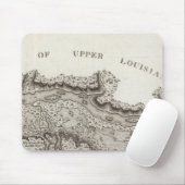 Karte des Landes Illinois Mousepad (Mit Mouse)