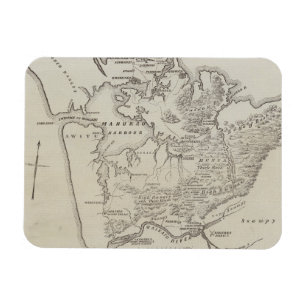 Karte des Landes zwischen Auckland u. Waikato Magnet