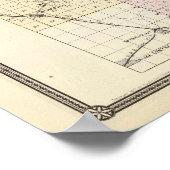 Karte des Landkreises Clark, Staat von Wisconsin Poster (Ecke)