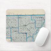 Karte des Landkreises Crawford Mousepad (Mit Mouse)