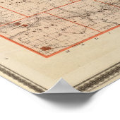 Karte des Landkreises Dallas, Staat von Iowa Poster (Ecke)