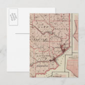 Karte des Landkreises Dearborn mit Greendale (Vorne/Hinten)