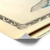 Karte des Landkreises der Gewerkschaft Poster (Ecke)