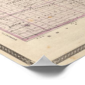 Karte des Landkreises Elkhart Poster (Ecke)