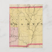 Karte des Landkreises Gladwin, Michigan (Vorderseite)