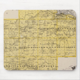 Karte des Landkreises Goodhue, Minnesota Mousepad