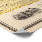 Karte des Landkreises Iowa, Staat von Iowa Poster (Ecke)