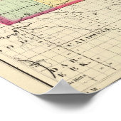 Karte des Landkreises Kalkaska, Michigan Poster (Ecke)