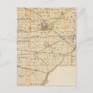 Karte des Landkreises La Porte