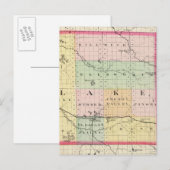 Karte des Landkreises, Michigan (Vorne/Hinten)