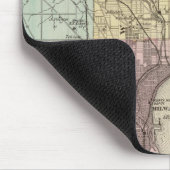 Karte des Landkreises Milwaukee, Staat von Wiscons Mousepad (Ecke)