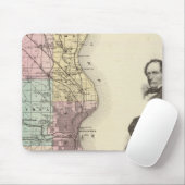 Karte des Landkreises Milwaukee, Staat von Wiscons Mousepad (Mit Mouse)