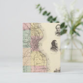 Karte des Landkreises Milwaukee, Staat Wisconsin (Stehend Vorderseite)