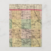 Karte des Landkreises Oakland, Michigan (Vorderseite)