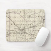 Karte des Landkreises Perry, Nashville und Carmi Mousepad (Mit Mouse)