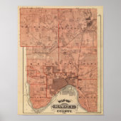 Karte des Landkreises Ramsey, Minnesota Poster (Vorne)