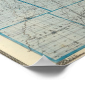 Karte des Landkreises Shelby Poster (Ecke)