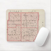 Karte des Landkreises Vanderburgh Mousepad (Mit Mouse)
