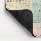 Karte des Landkreises Waupaca, Staat von Wisconsin Mousepad (Ecke)