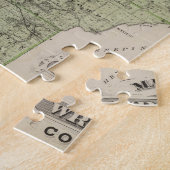 Karte des Landkreises Wright, Minnesota Puzzle (Seite)