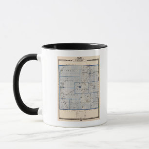 Karte des Landkreises Wright, Staat von Iowa Tasse