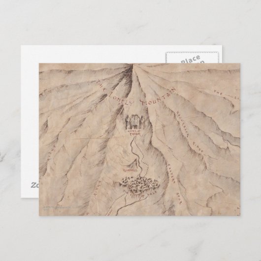 Karte des Lonley Mountain (Vorne/Hinten)