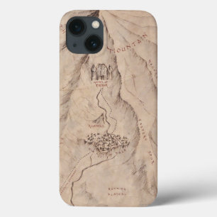 Karte des Lonley Mountain Case-Mate iPhone Hülle