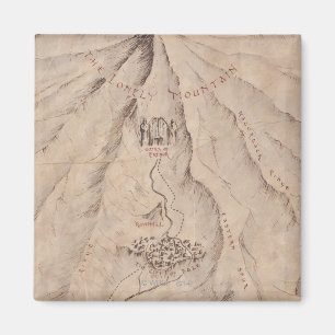 Karte des Lonley Mountain Magnet