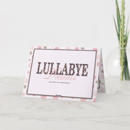 Karte des Mädchen-TY (Rückseite)