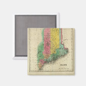 Karte des Maine Magnet (Vorderseite/Rückseite)