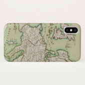 Karte des Marineangriffs auf England durch Case-Mate iPhone Hülle (Rückseite (Horizontal))