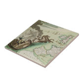 Karte des Marineangriffs auf England durch Fliese (Seite)