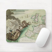 Karte des Marineangriffs auf England durch Mousepad (Mit Mouse)