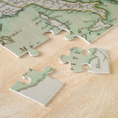 Karte des Marineangriffs auf England durch Puzzle (Seite)