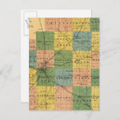 Karte des McLean-Landkreises, Illinois 1886 (Vorne/Hinten)