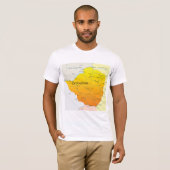 Karte des Mens-T - Shirt in Simbabwe (Vorne ganz)