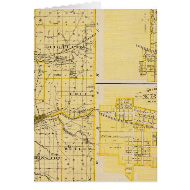 Karte des Miami-Landkreises (Vorne)